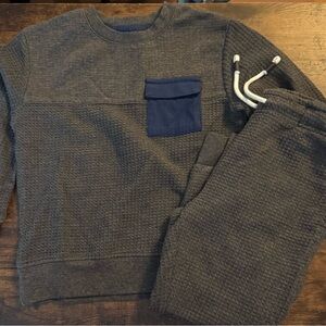 Okie Dokie Charcoal Set with Navy Pocket